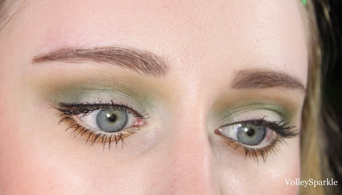 Green And Mustard Brown Eye Makeup Look How To Volleysparkle