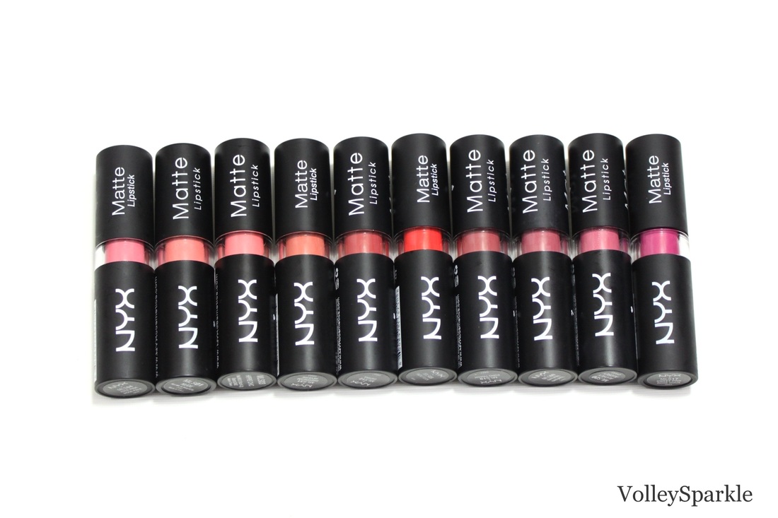 Nyx Matte Lipsticks Shades Swatches Comparison 46184 Hot Sex Picture