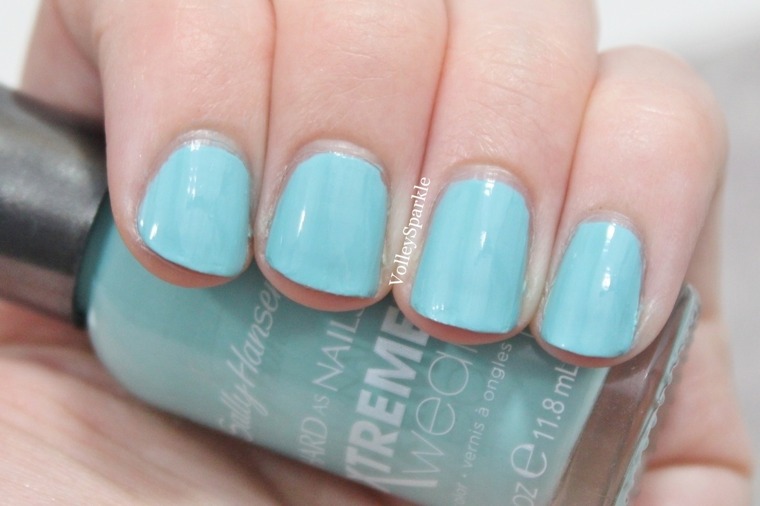 Sally Hansen Xtreme Wear Big Teal Nail Color | Review & Swatches -  volleysparkle